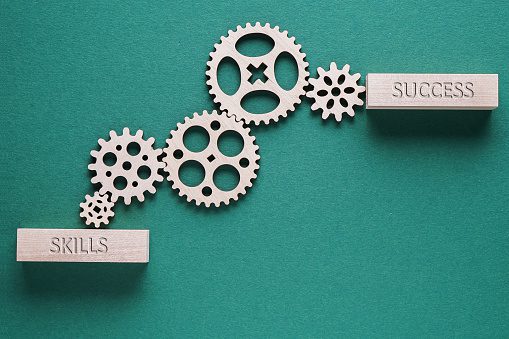 Connected Gears Working Together